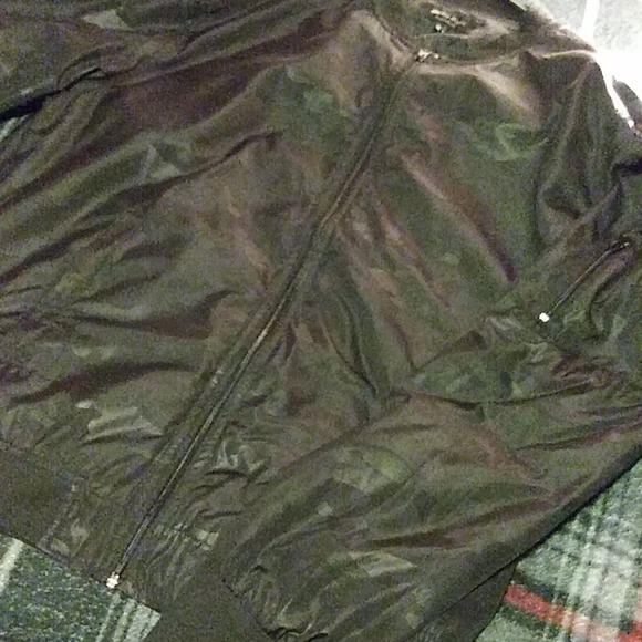 BLACK CAMO EIGHTY EIGHT WINDBREAKER JACKET SZ XL - Picture 3 of 5